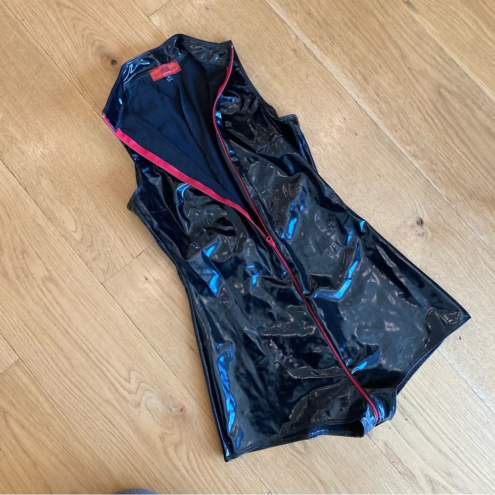 Patrice Catanzaro France Black Vinyl Bodysuit